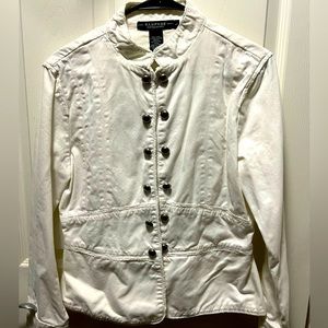 White tailored jacket